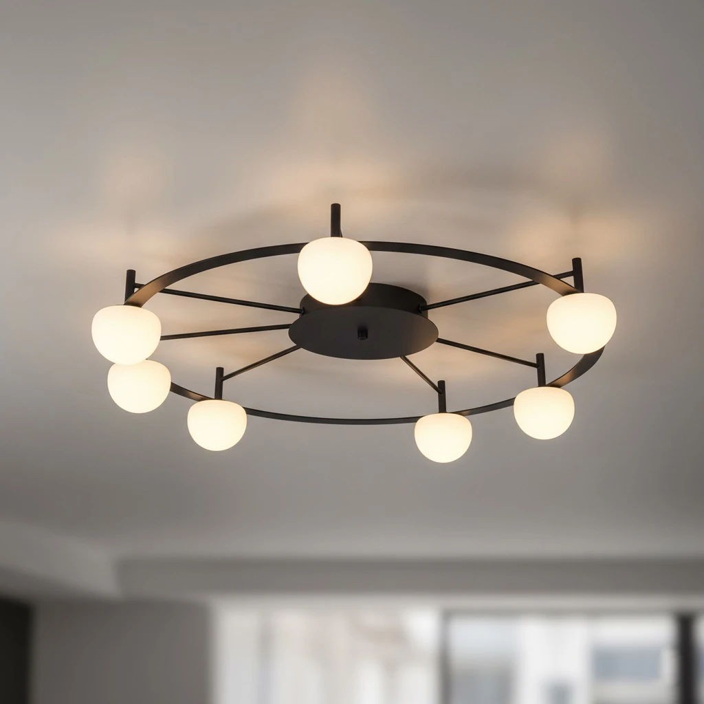 Özcan Aydınlatma 2846-7 Yuvarlak 7'li Sonic Led Plafonyer