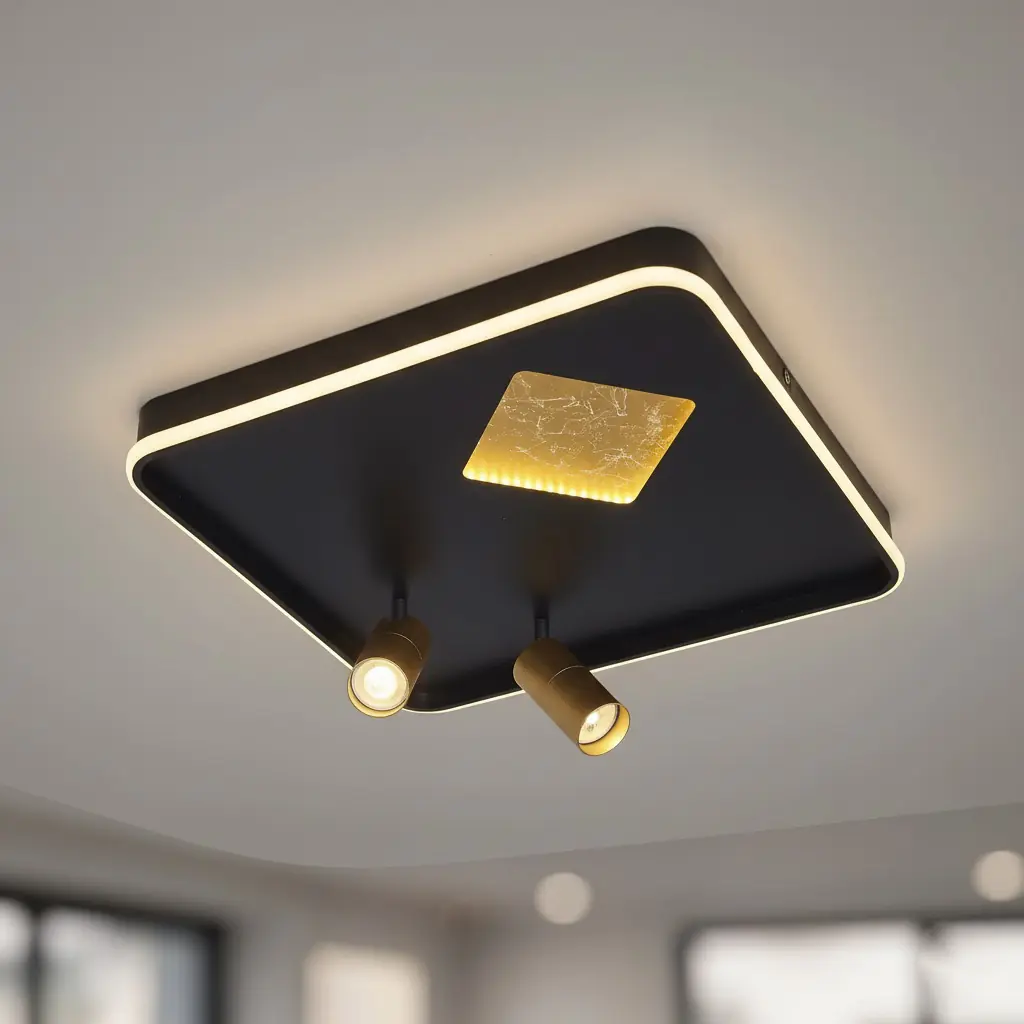 ラボンエクラ Özcan Aydınlatma 4157-9 Kare Led Plafonyer - Spot Lamba