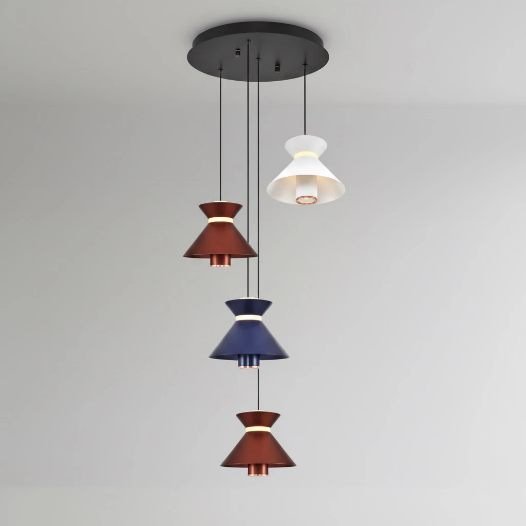 Özcan Aydınlatma 2803-4A 4'lü Dekoratif Led Sarkıt Avize