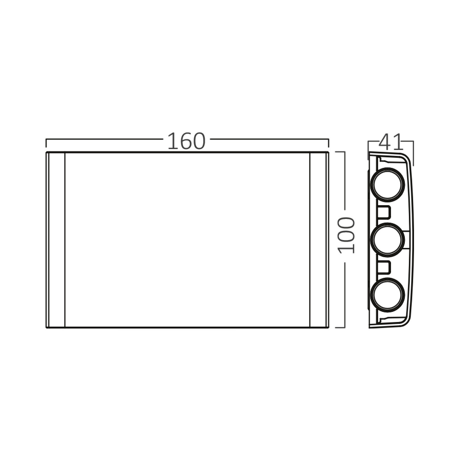 Braytron Vector 6W Led Duvar Aplik Antrasit 3 Renk