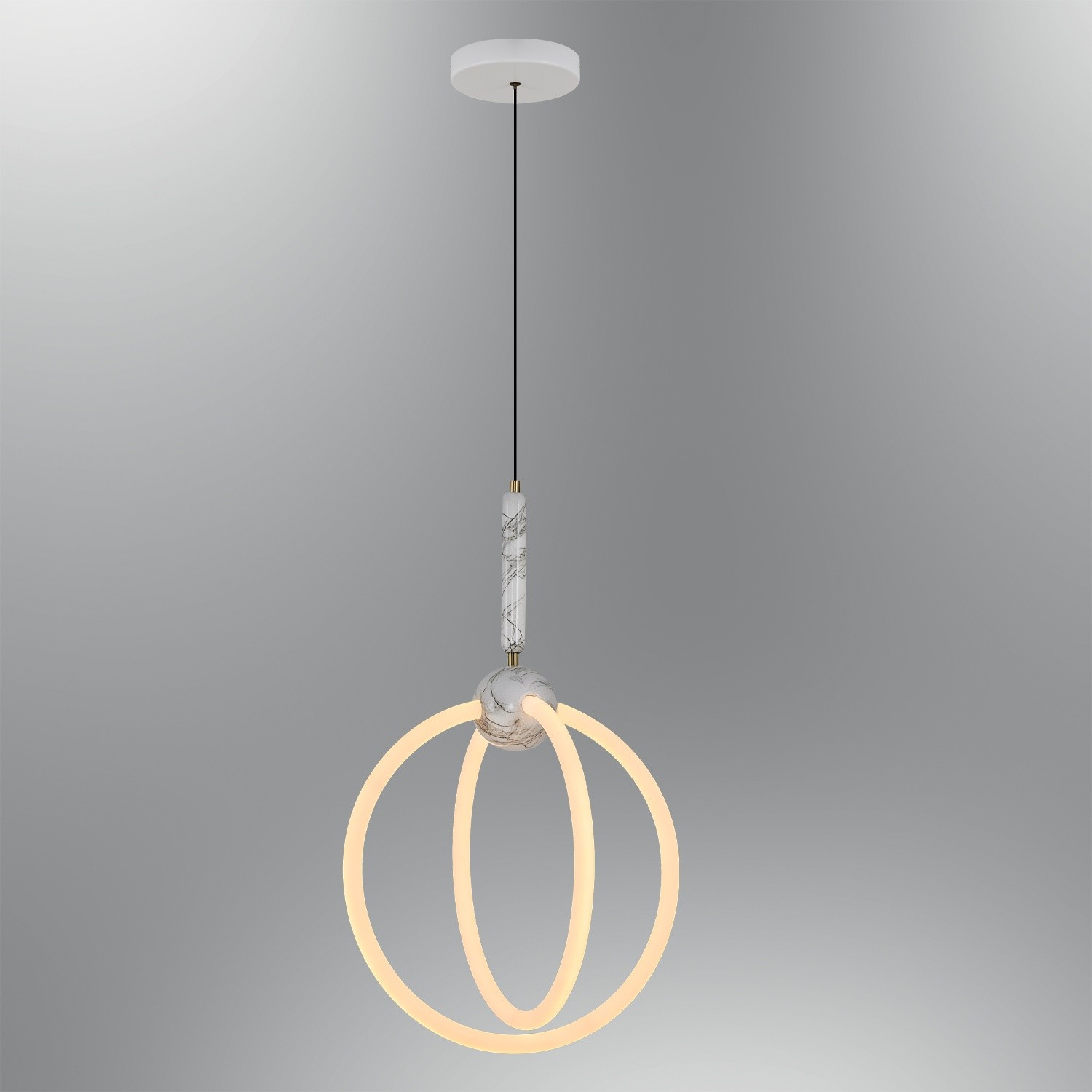 Özcan Aydınlatma 3156-2A 2'li Desenli LED Sarkıt Avize