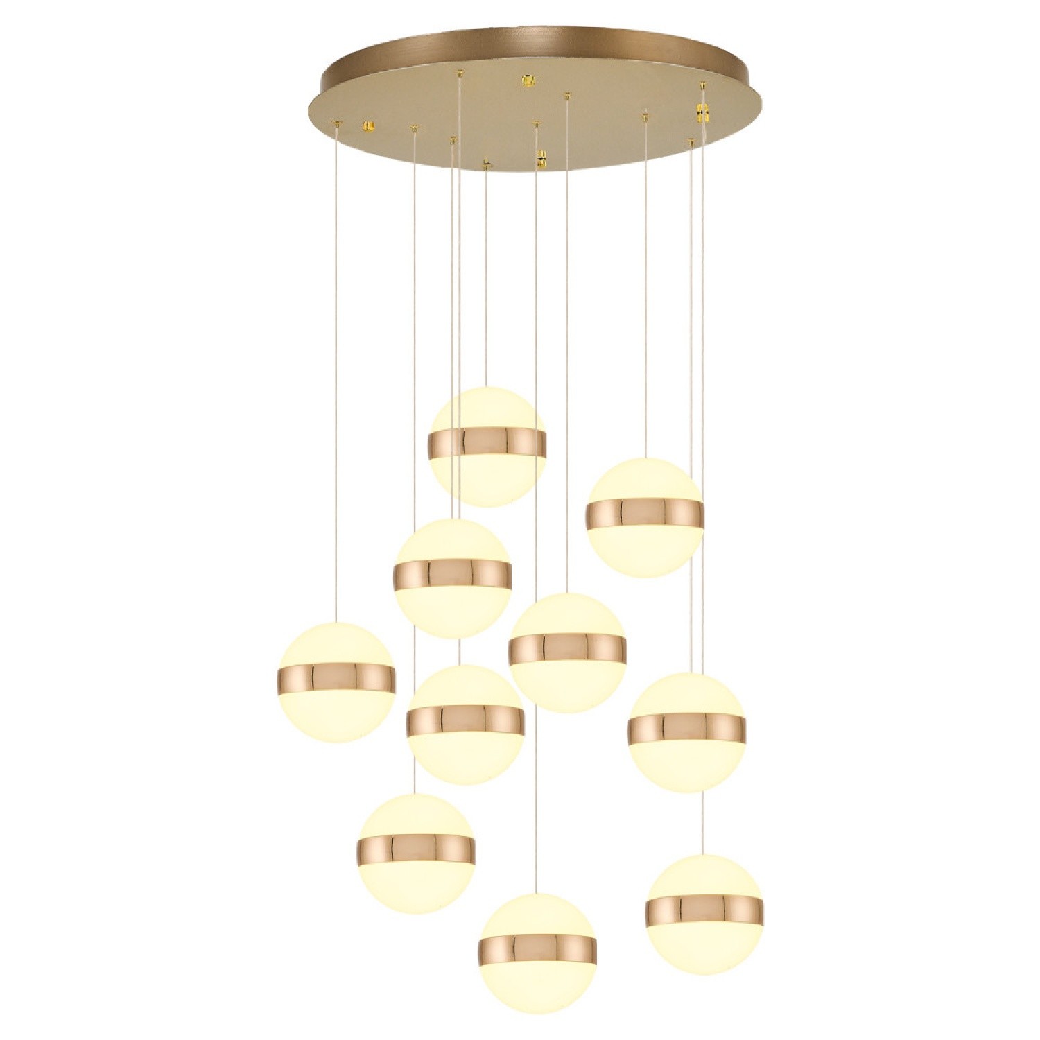 Özcan Aydınlatma 2820-10A 10'lu Dekoratif Led Avize