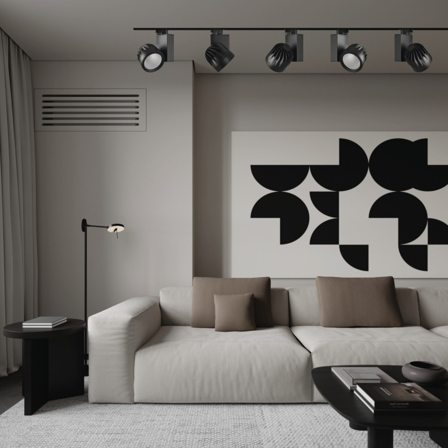 Modesco Mysore Monofaze Soketli Yuvarlak Ray Spot