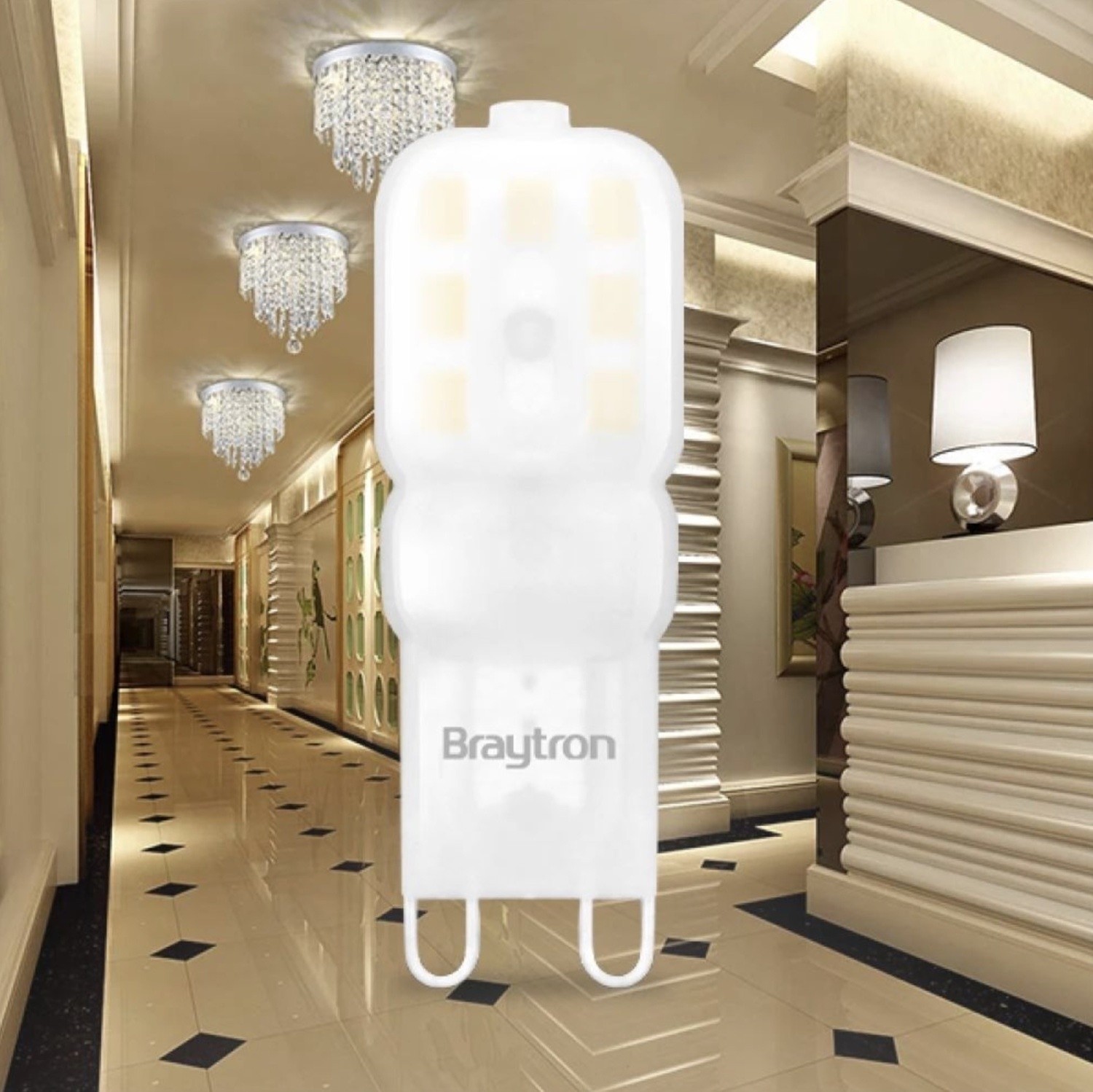 Braytron 2,5W G9 Kapsül Led Ampül 6500K