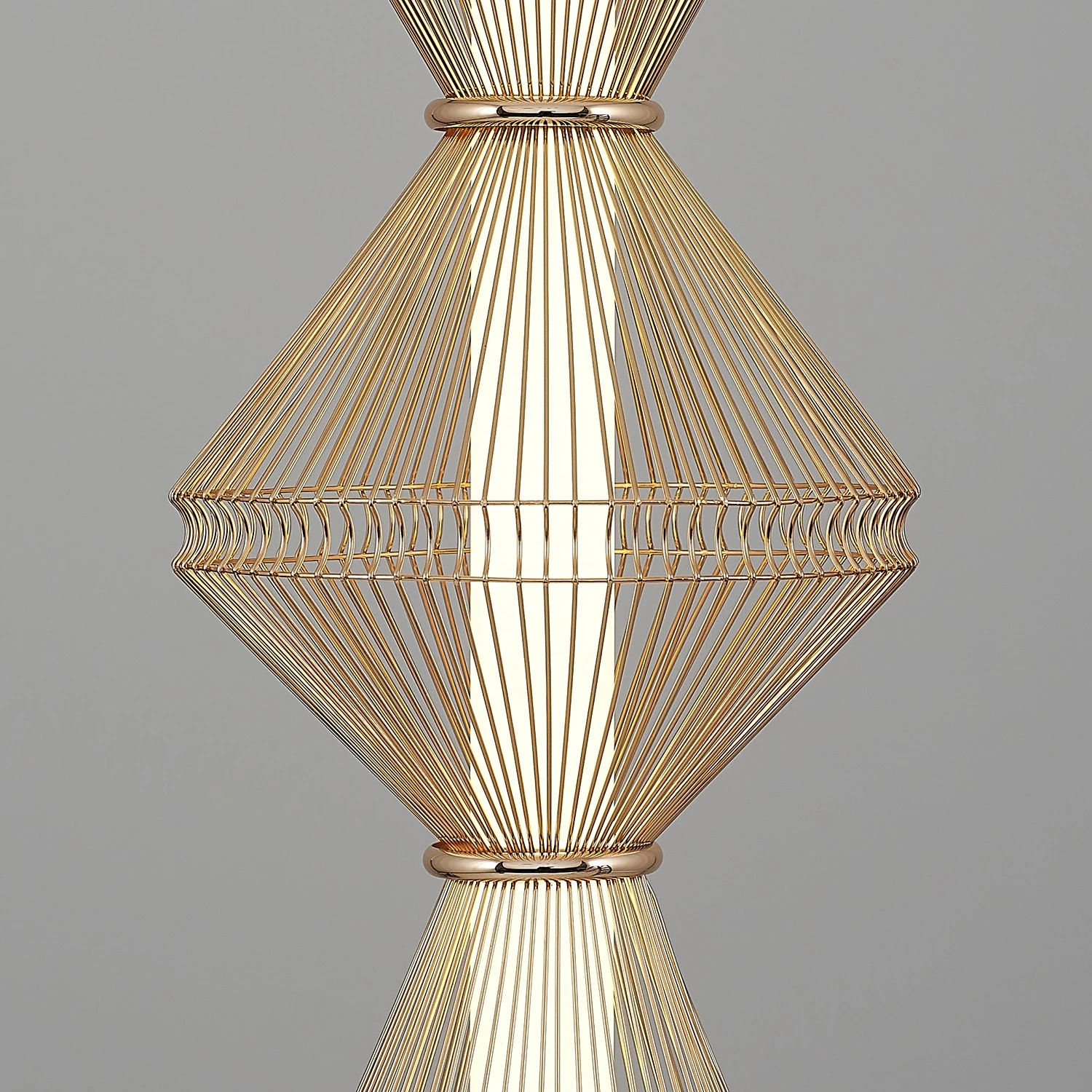 Özcan Aydınlatma Trian Large Dekoratif Led Kafesli Sarkıt