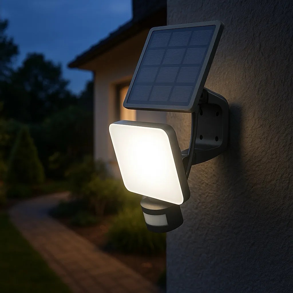 Braytron Solaris 15W Sensörlü Antrasit Solar Led Projektör 4000K