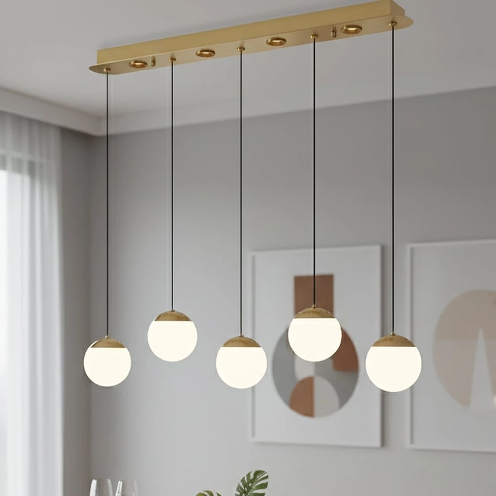 Özcan Aydınlatma 5'Li Sıralı Filime Led Avize 4130-5AS