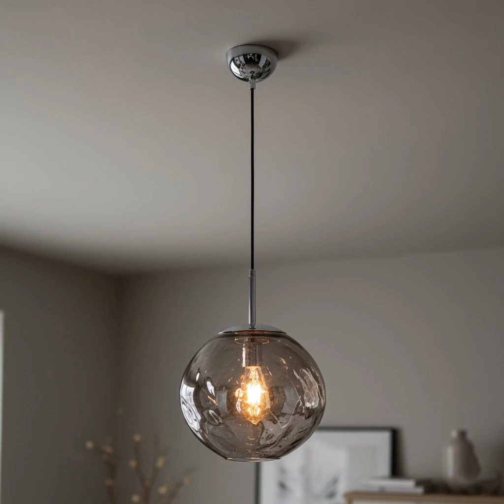 Özcan Aydınlatma 3219-1 Yuvarlak Dekoratif Sarkıt Avize