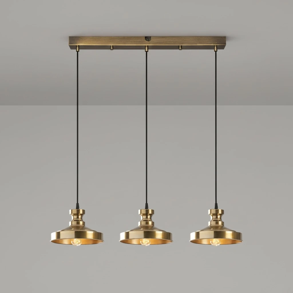 Modesco Antigua 3'lü Dekoratif Sıralı Avize