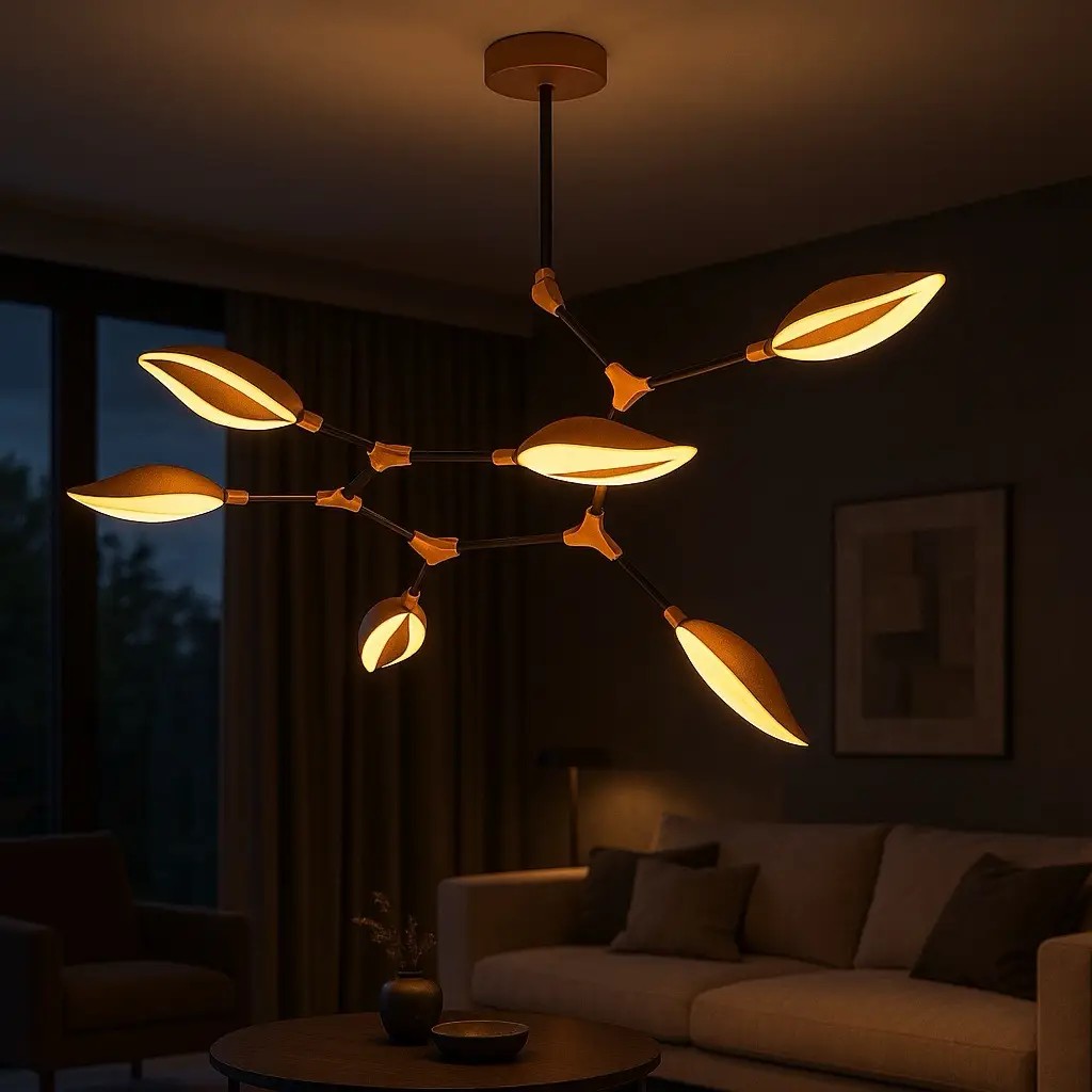 Özcan Aydınlatma 4066-6A 6'lı Dekoratif Led Avize
