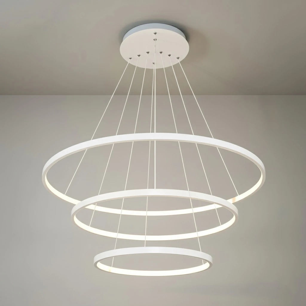 Özcan Aydınlatma 5635-3A 3'lü Yuvarlak Dekoratif Led Avize