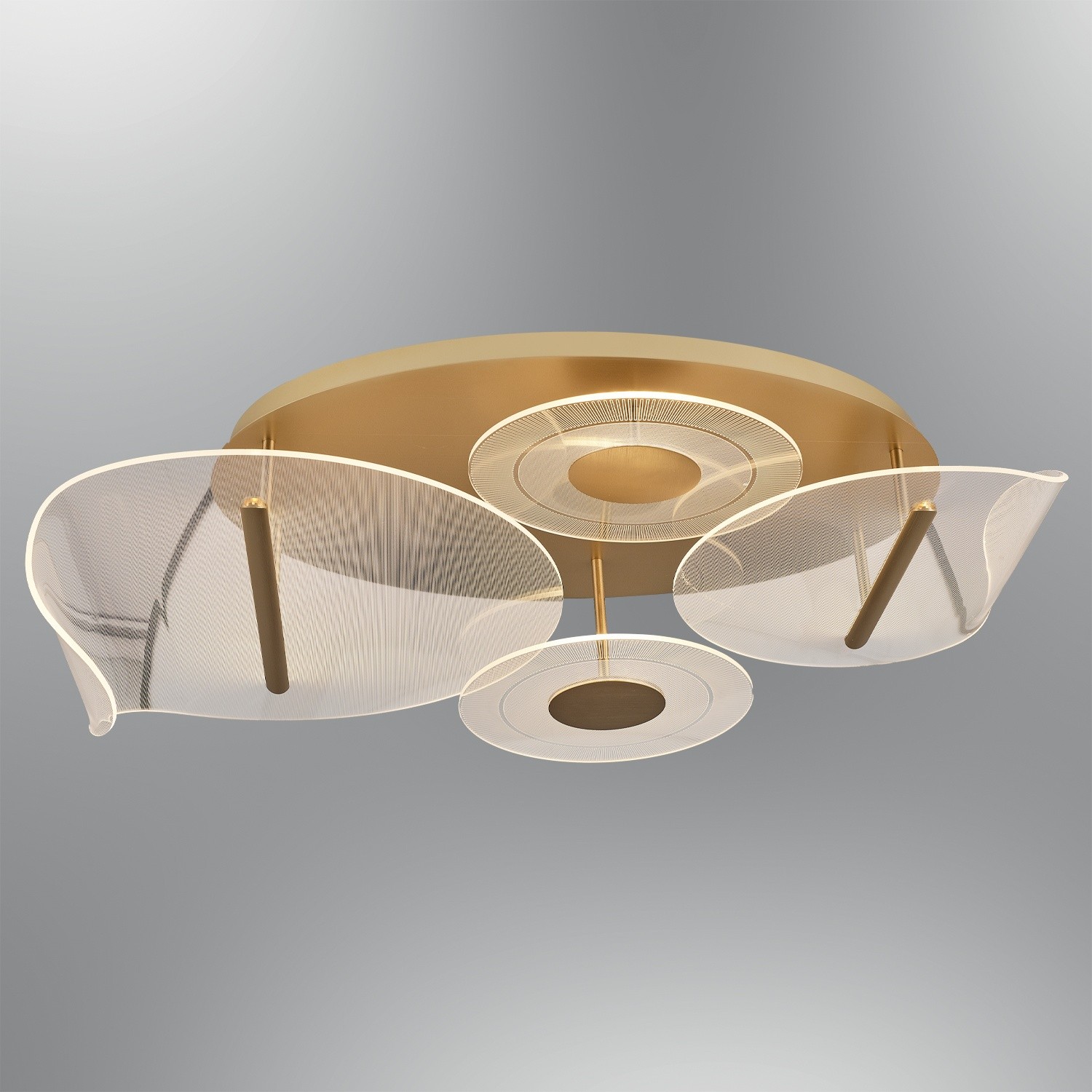 Özcan Aydınlatma 4332-4 Modern Büyük Boy LED Plafonyer Avize