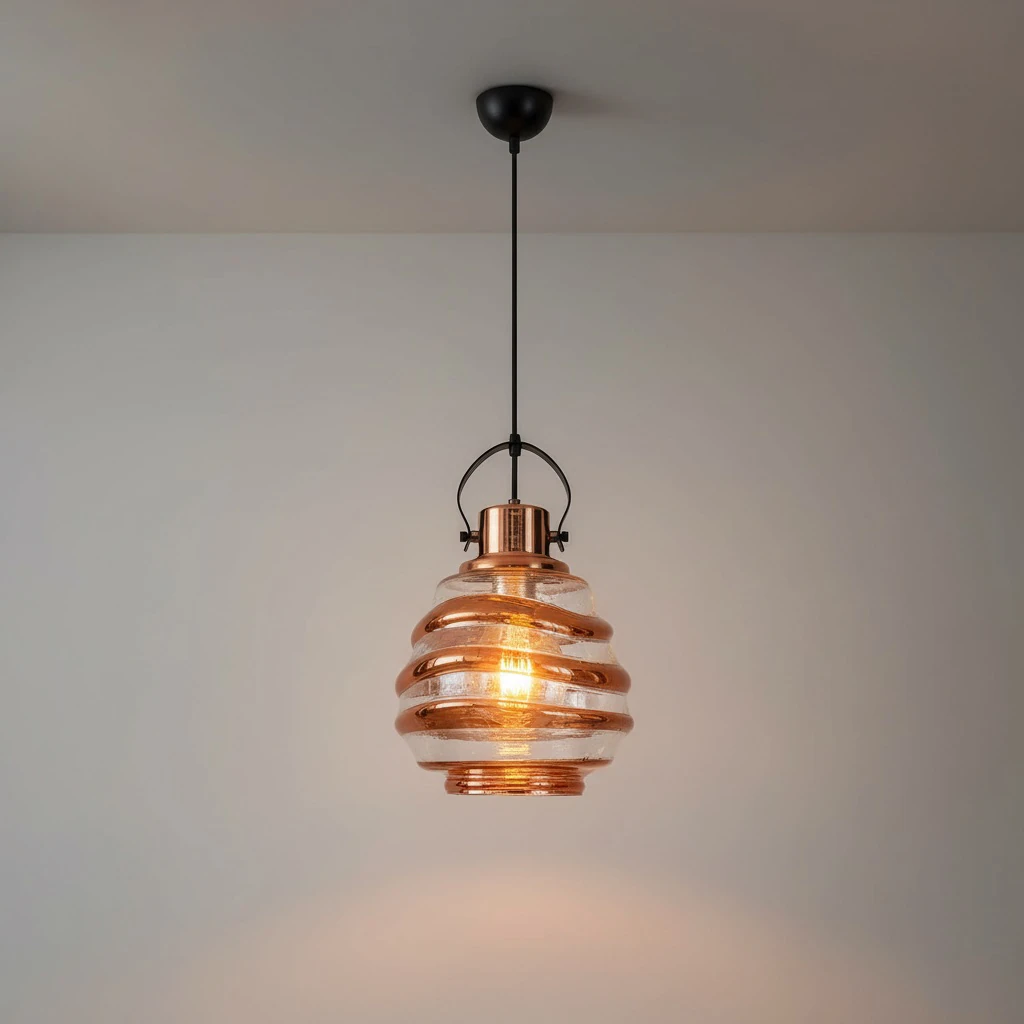 Özcan Aydınlatma 4727B-1A Tekli Dekoratif Sarkıt Avize