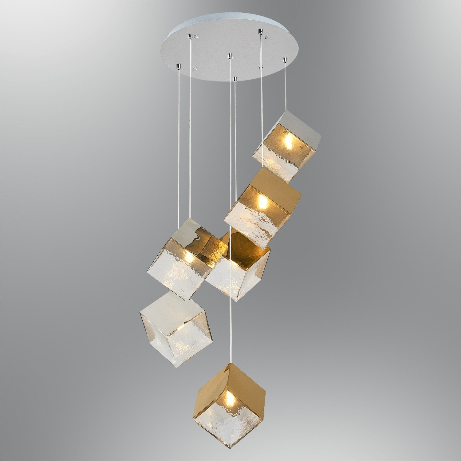 Özcan Aydınlatma 4114-6A 6'lı Modern Sarkıt Avize