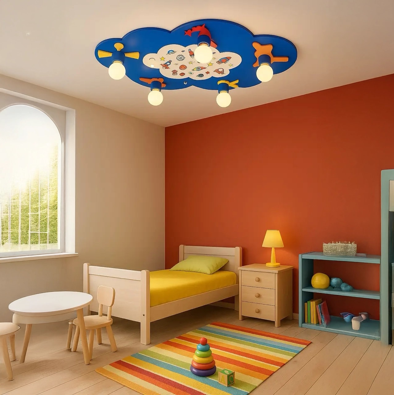 Özcan Aydınlatma 4802-1 Dekoratif Çocuk Odası Armatür Avize