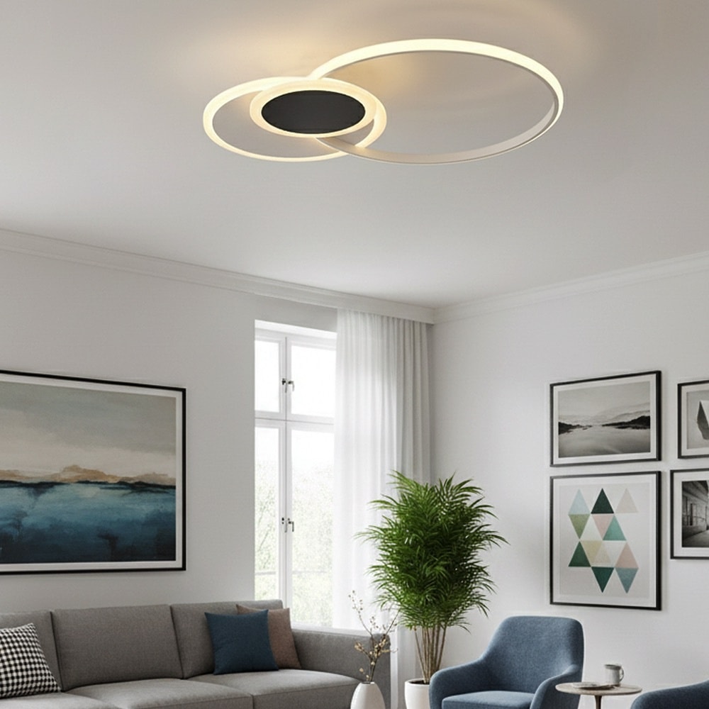 Özcan Aydınlatma 4157-6 Led Plafonyer - 3 Renk Kumandalı - Beyaz