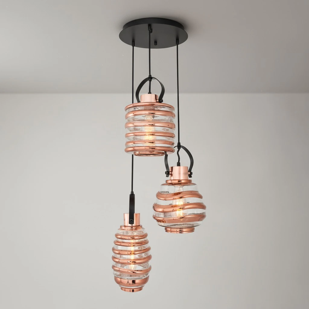 Özcan Aydınlatma 4727-3A 3'lü Dekoratif Avize