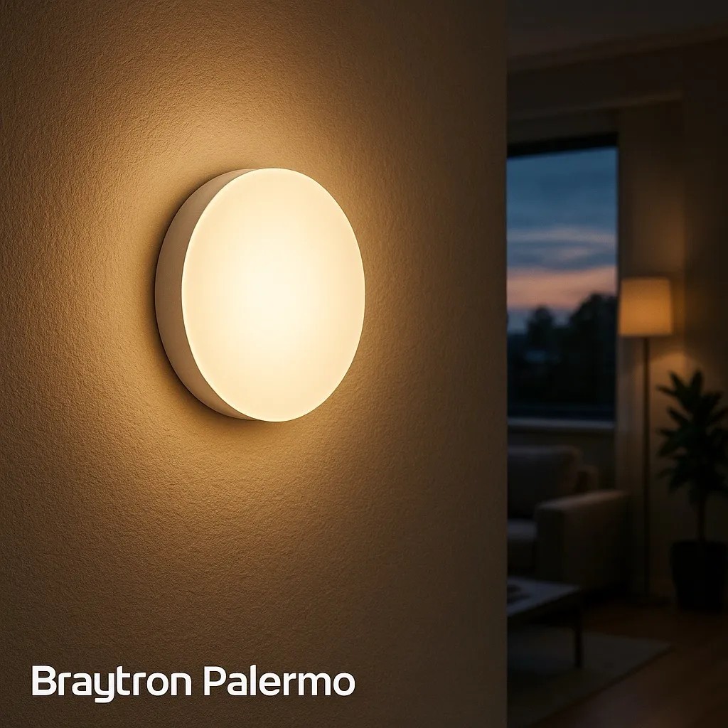 Braytron Palermo 12W Led Duvar Aplik 3 Renk - Beyaz