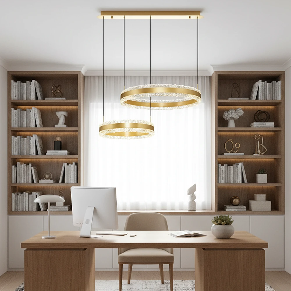 Özcan Aydınlatma 2732-2A 2'Lı Yuvarlak Led Avize