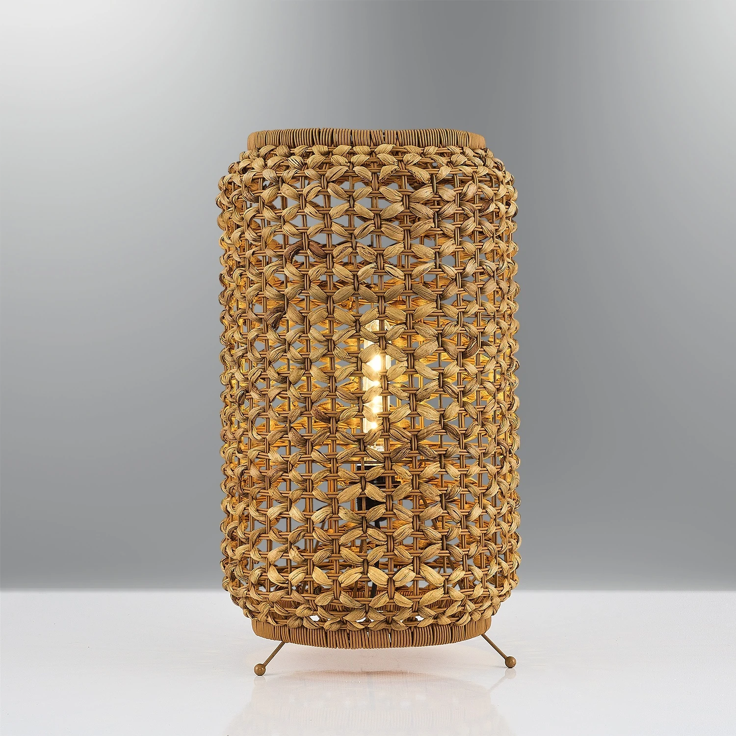 Özcan Aydınlatma 4458-56 Örgülü Hasır Masa Lambası