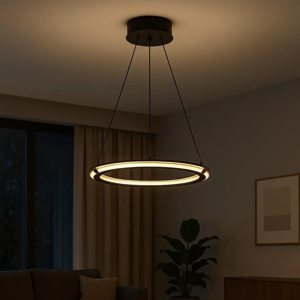 Özcan Aydınlatma 2718-1A Çember 40 cm LED Sarkıt Avize