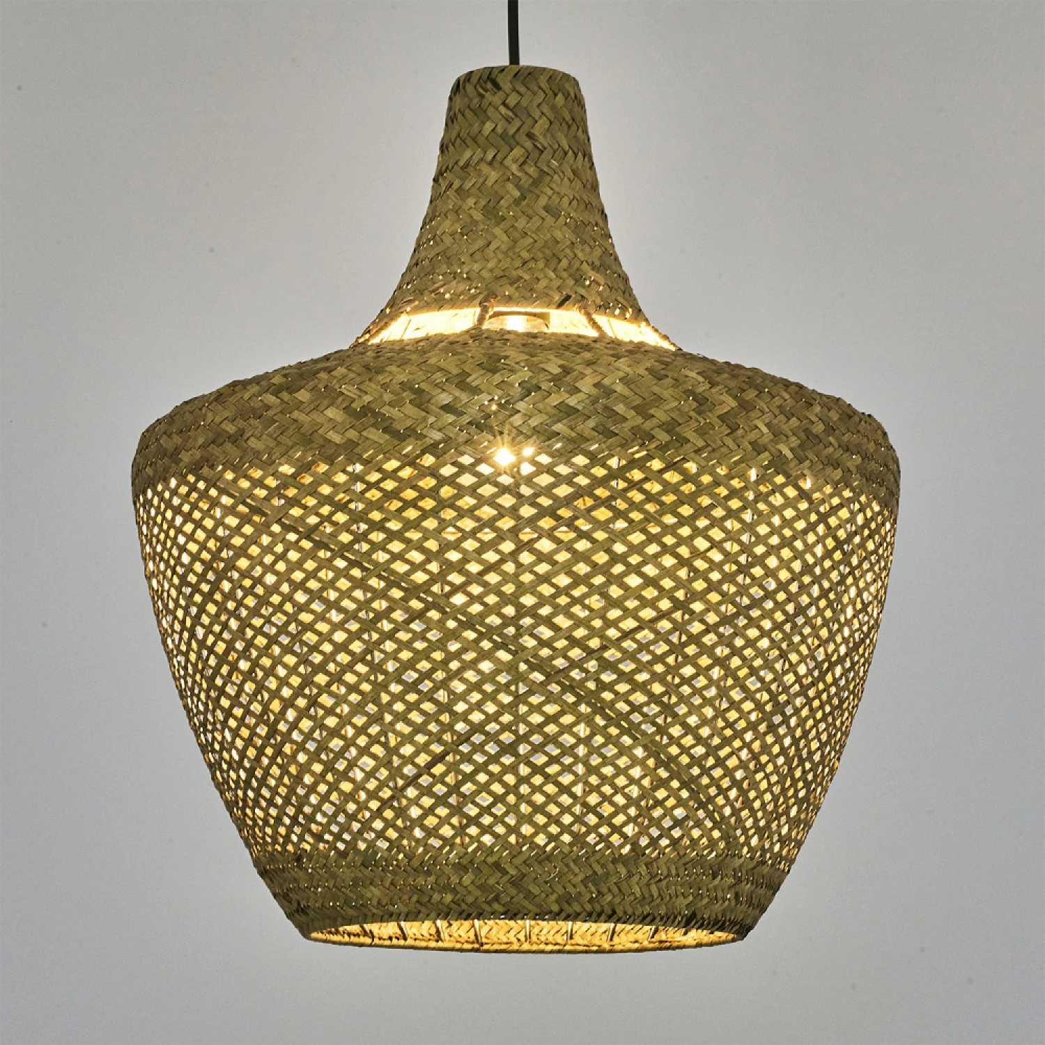 Özcan Aydınlatma 4461-23 Modern Hasır Sarkıt Avize - Naturel