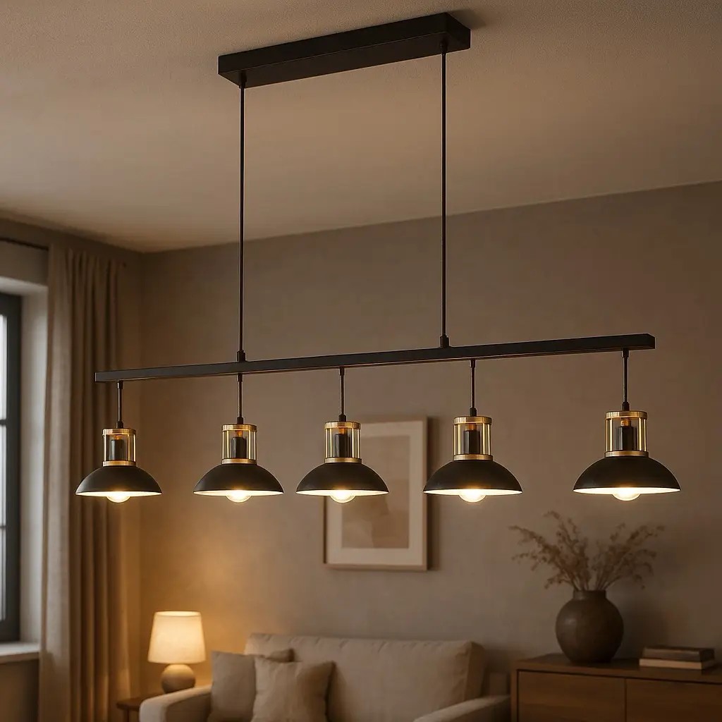 Özcan Aydınlatma 3127-5AS Platin 5'Li Foola Led Avize 3 Renk
