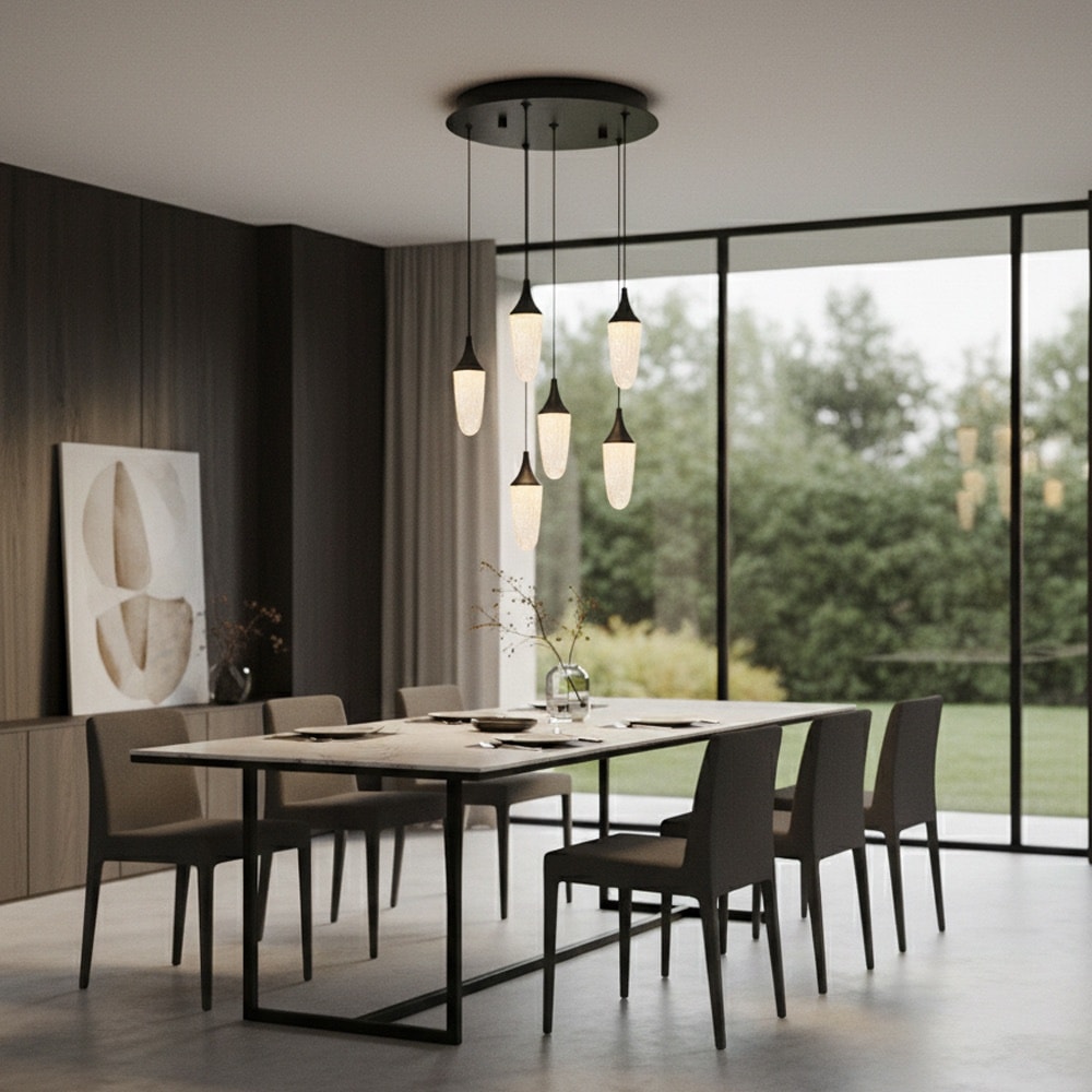 Özcan Aydınlatma 4038-6A 6'Lı Dekoratif Led Avize