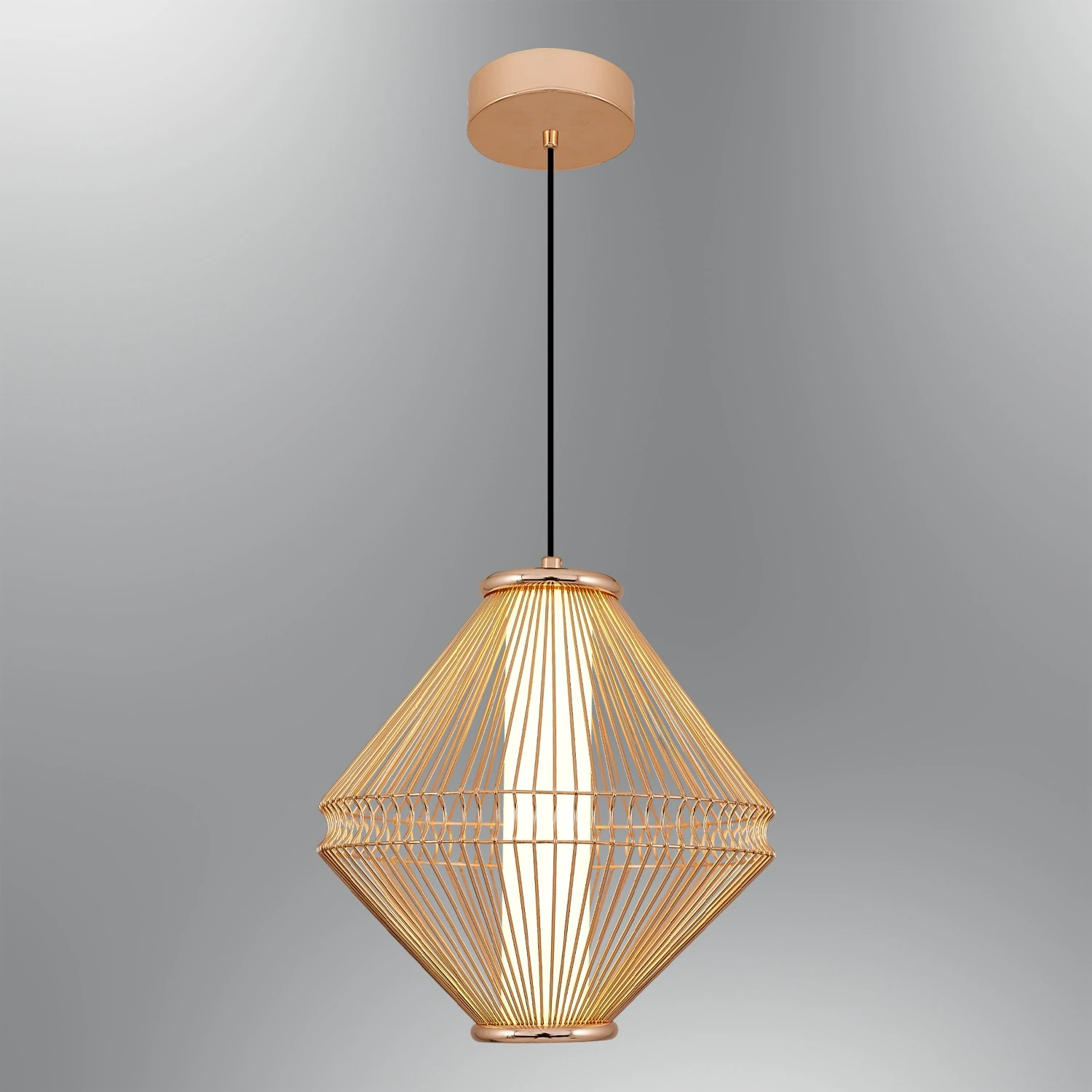 Özcan Aydınlatma Trian Small Dekoratif Led Kafesli Sarkıt