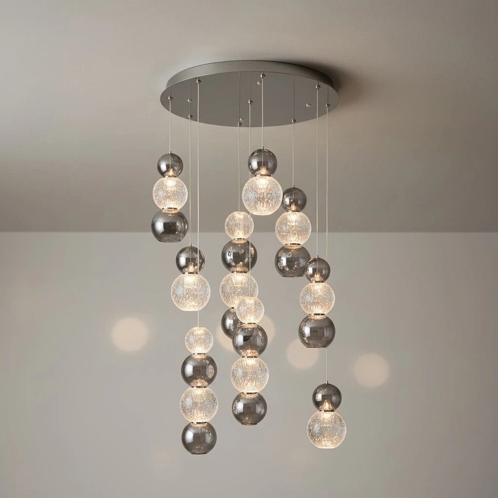 Özcan Aydınlatma 4136-9A 9'lu Güneş Led Sarkıt Avize