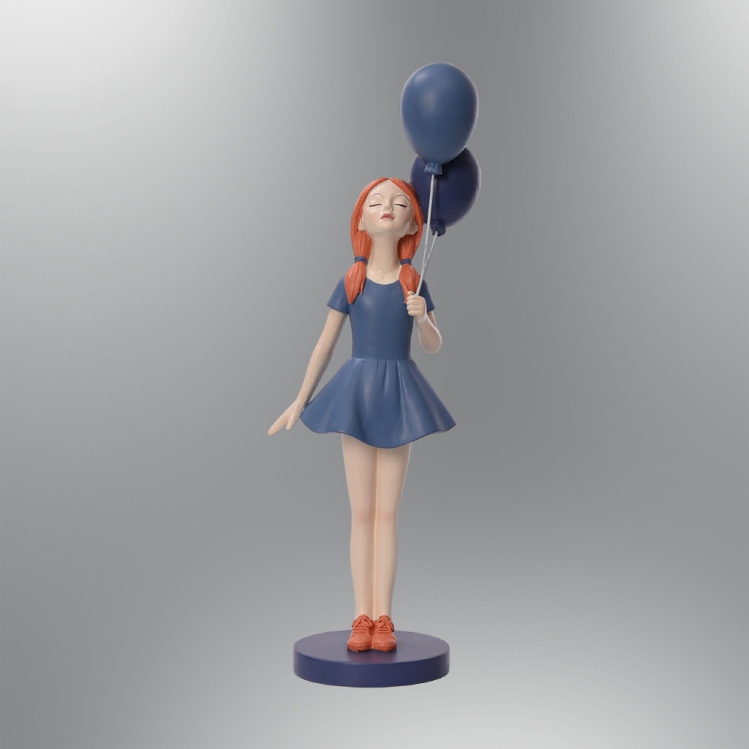 Özcan Aydınlatma 1314-3 Jasmin Balonlu Kız Biblo 29 cm
