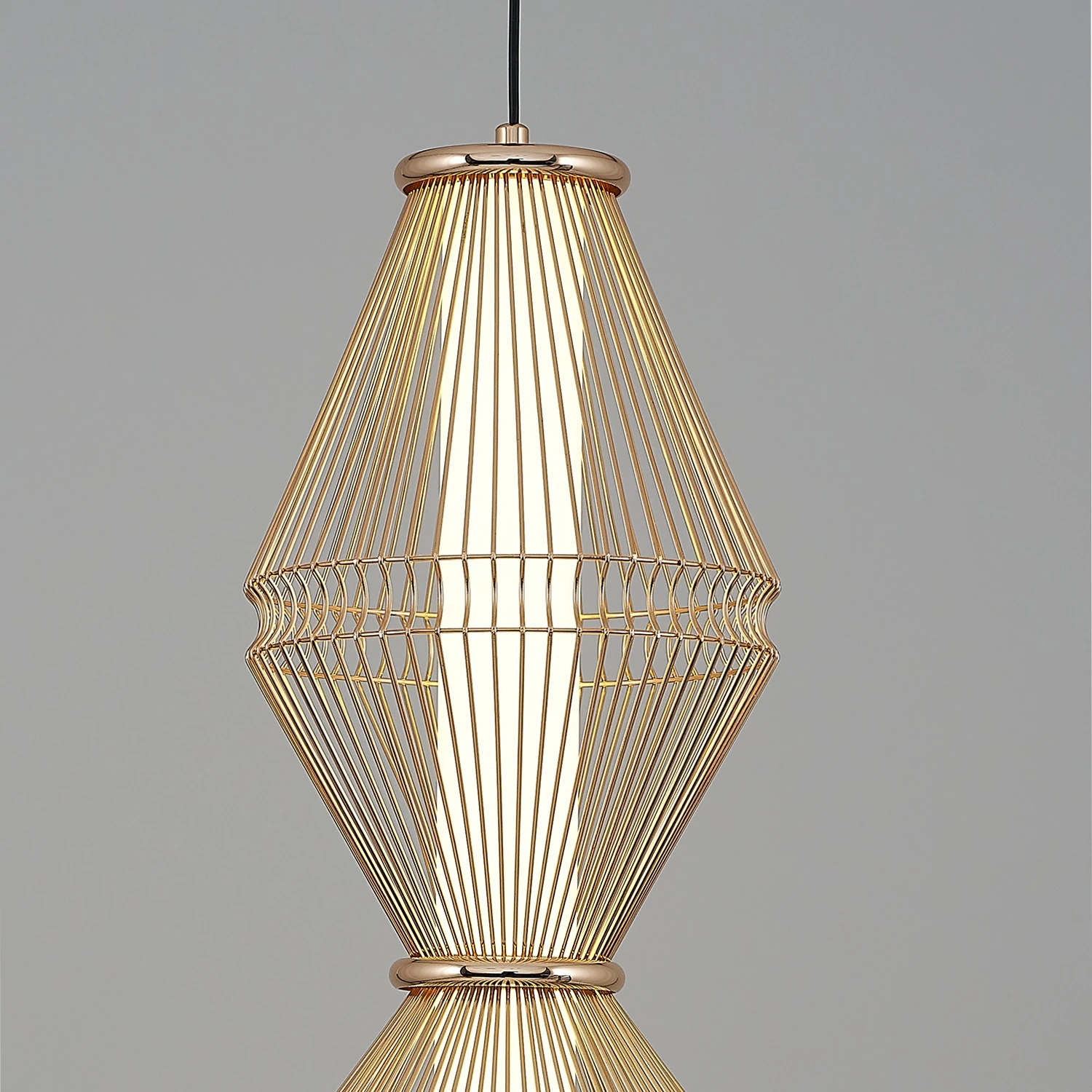 Özcan Aydınlatma Trian Large Dekoratif Led Kafesli Sarkıt