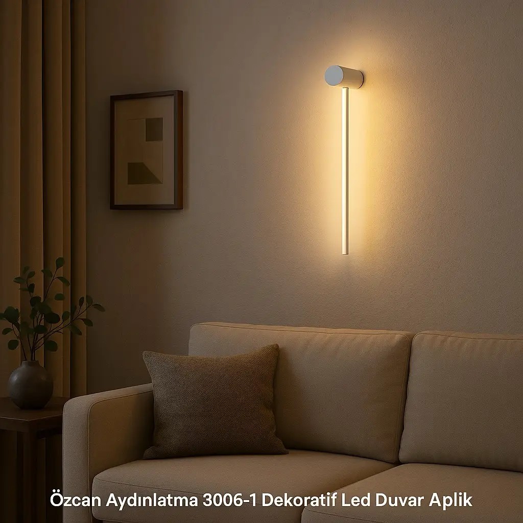 Özcan Aydınlatma 3006-1 Dekoratif Led Duvar Aplik