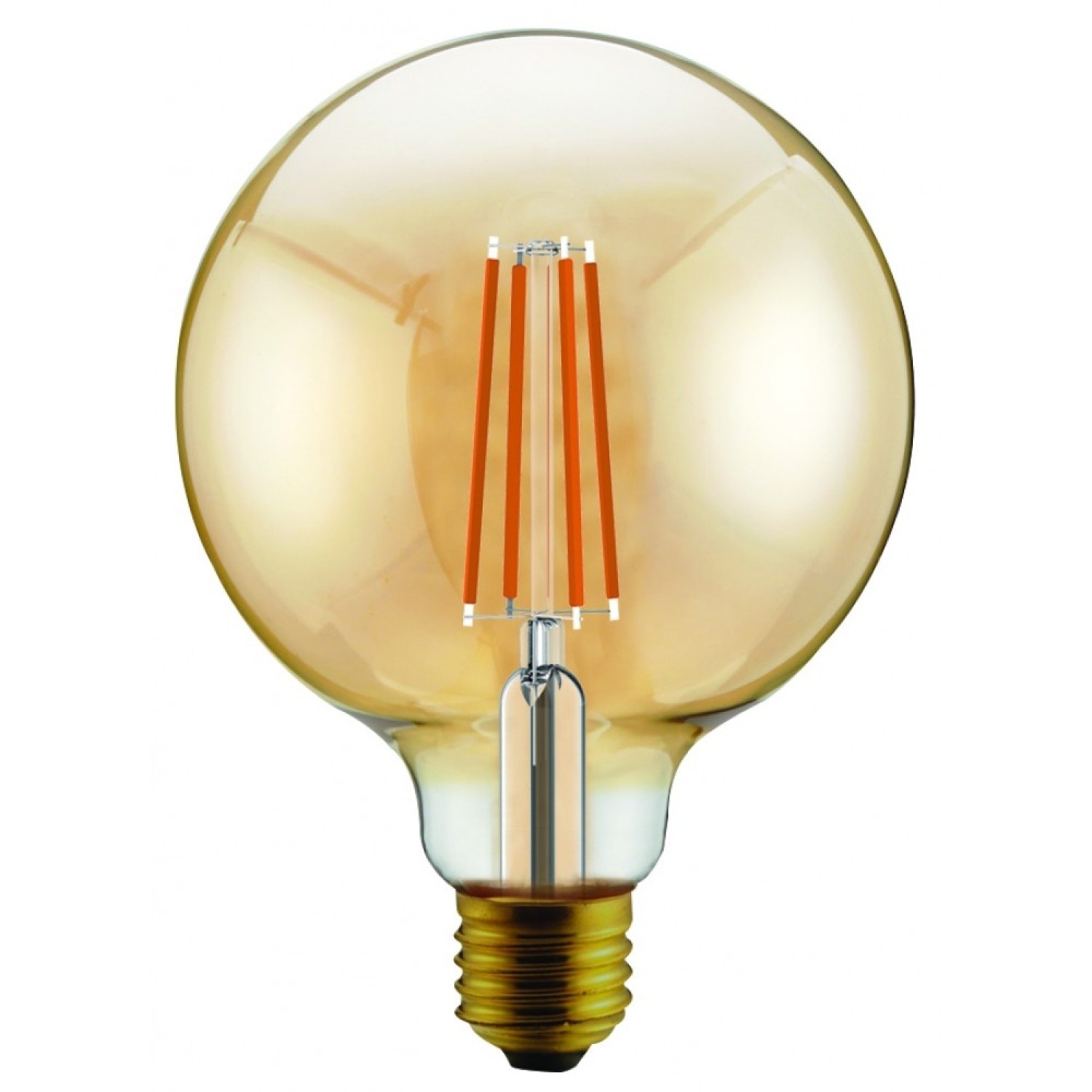 Modesco 6W E27 G95 Flamanlı Rustik Led Ampül 2700K
