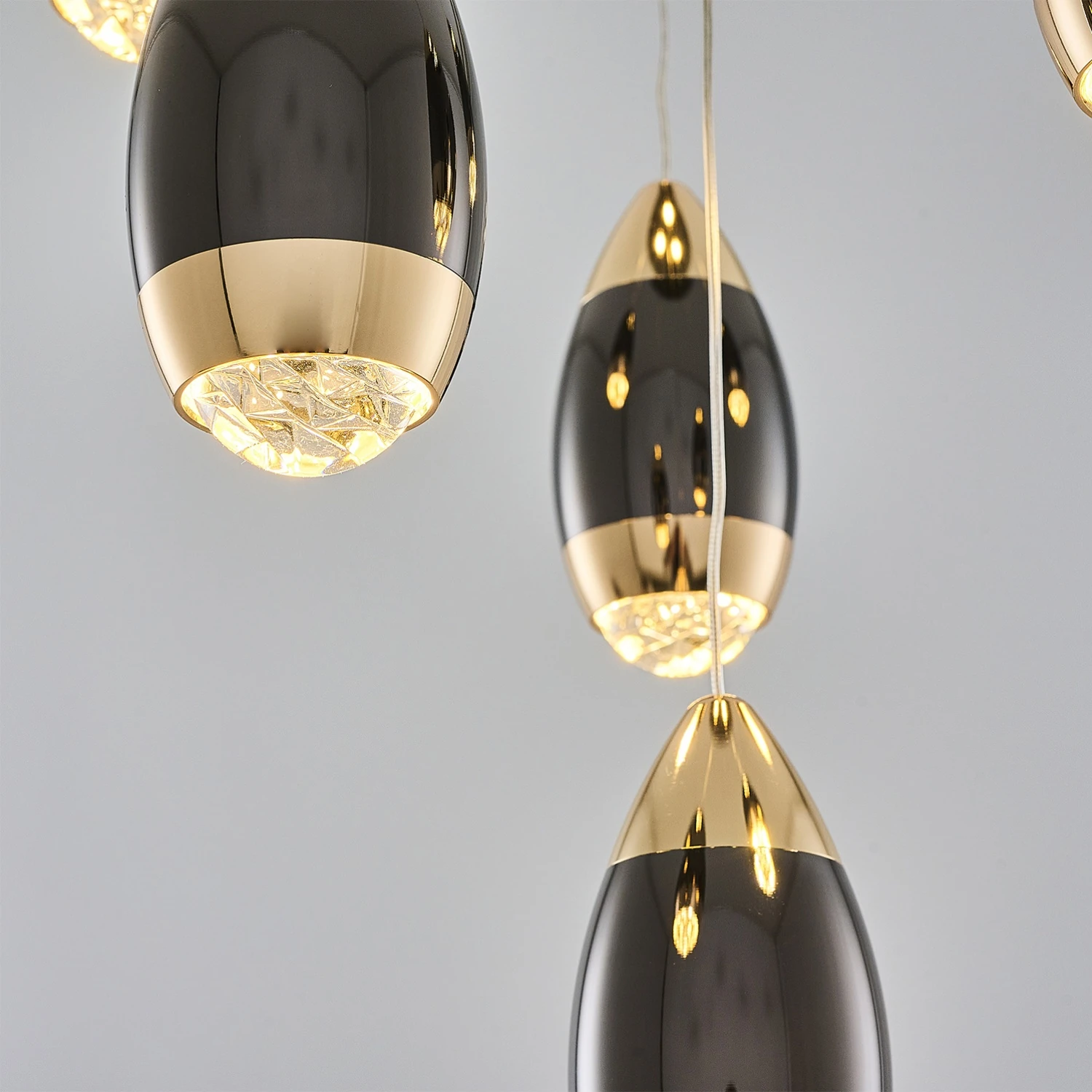 Özcan Aydınlatma 2814-6A 6'lı Dekoratif Led Avize