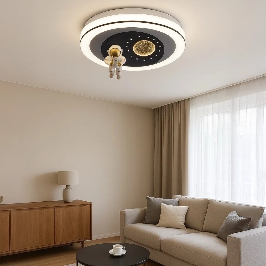 Özcan Aydınlatma 1410-06 Yuvarlak 50 cm LED Armatür Avize
