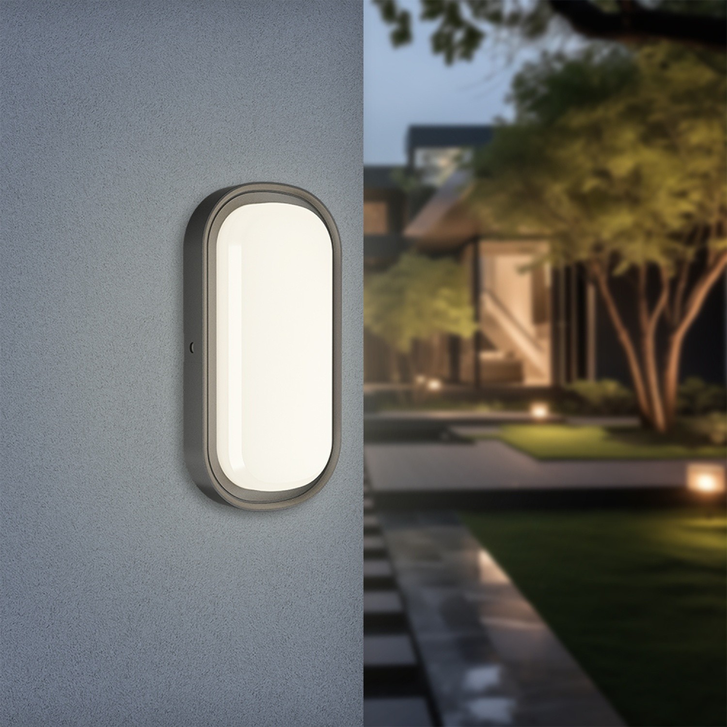 Bulkhead 12W Led Duvar Aplik 3 Renk - Siyah