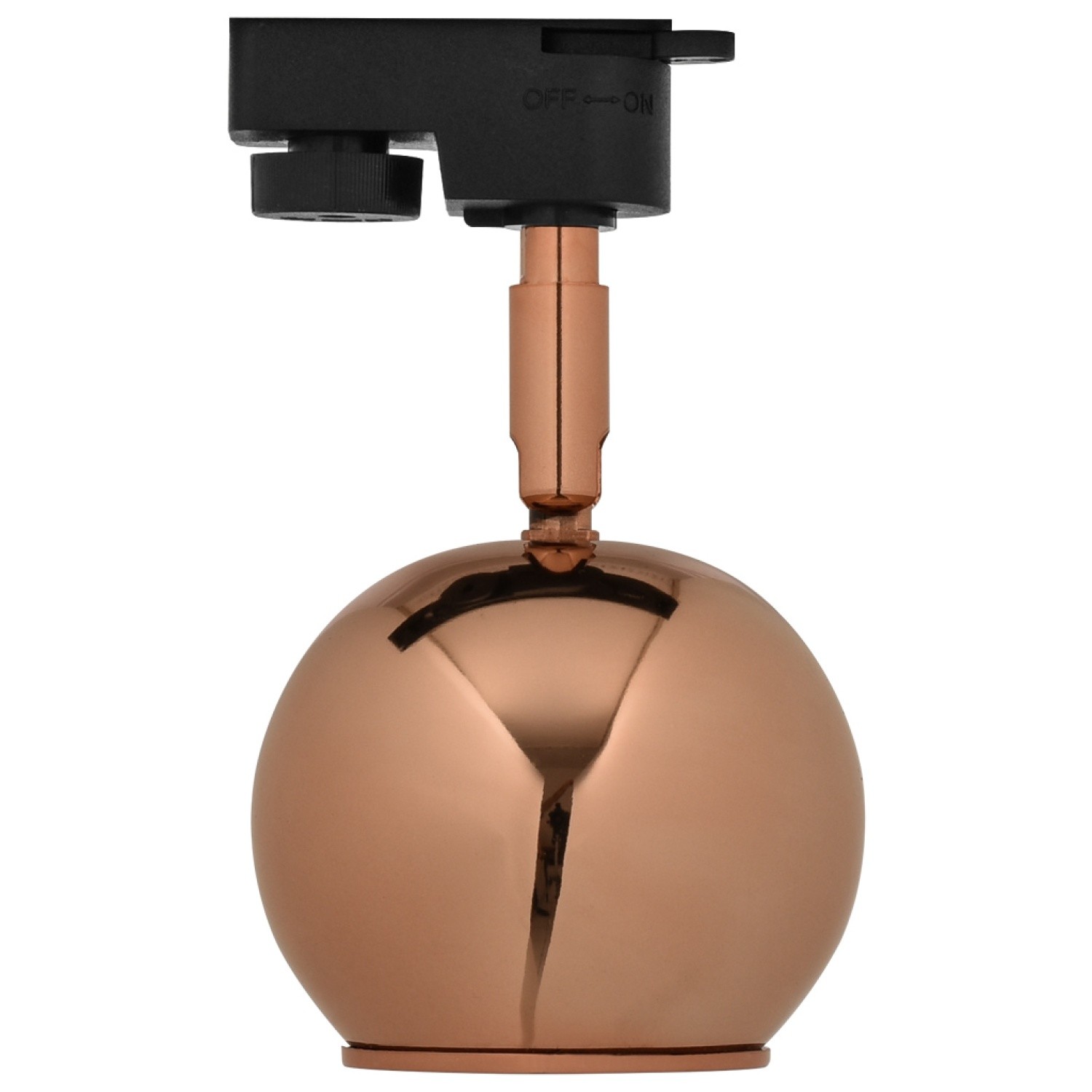 Modesco Split Monofaze Soketli Yuvarlak Ray Spot - Rose Gold