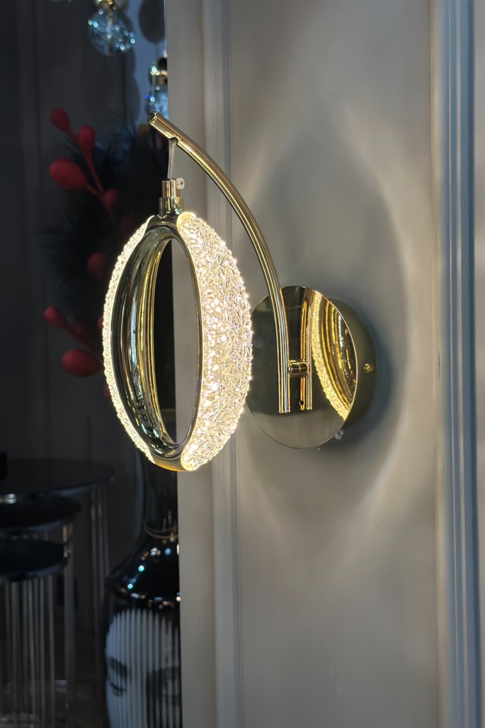 Modesco Kushiro Oval Dekoratif Led Duvar Aplik