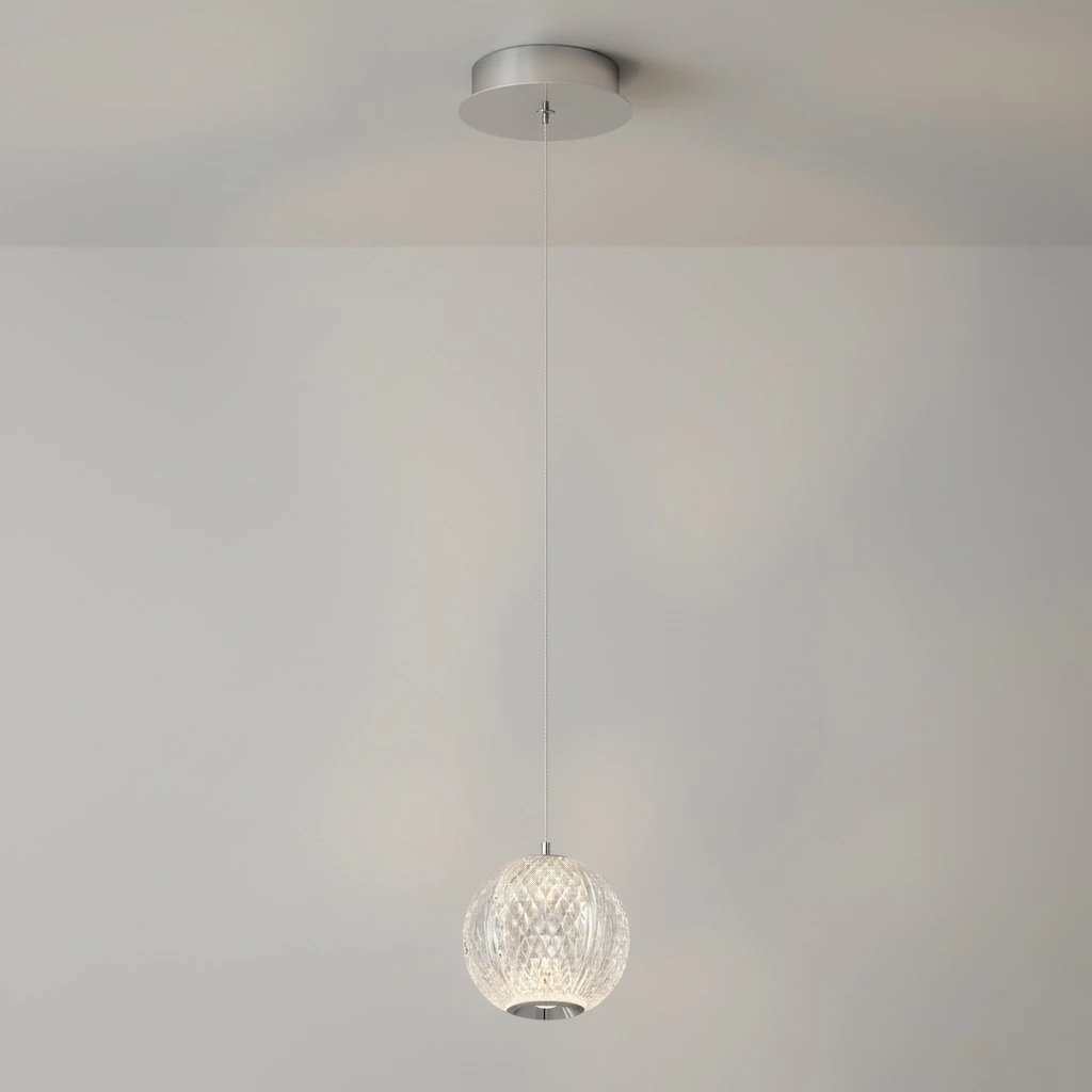 Özcan Aydınlatma 4134-1A Tekli Merkür Led Sarkıt Avize