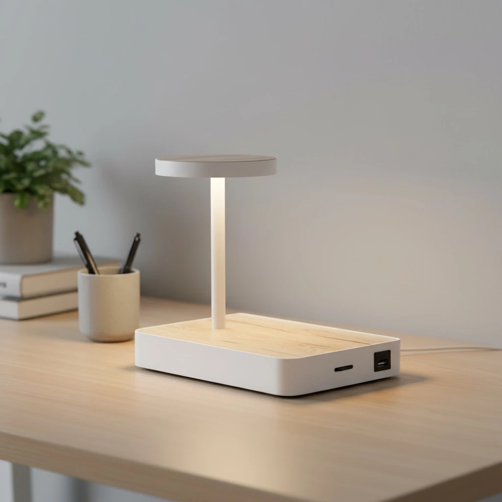 Özcan Aydınlatma 3010-2ML.01 USB Girişli LED Masa Lambası