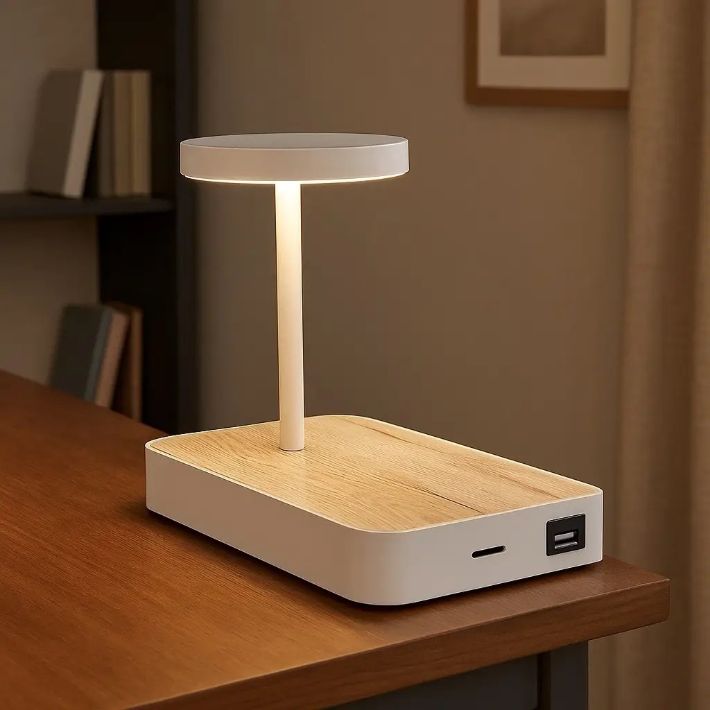 Özcan Aydınlatma 3010-2ML.01 USB Girişli LED Masa Lambası