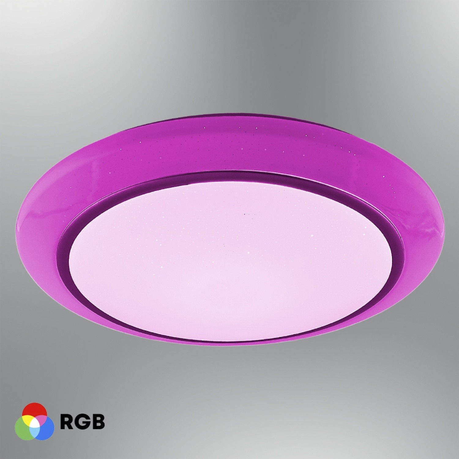 Özcan Aydınlatma 1413-2 Yuvarlak Kumadanlı Led Plafonyer RGB