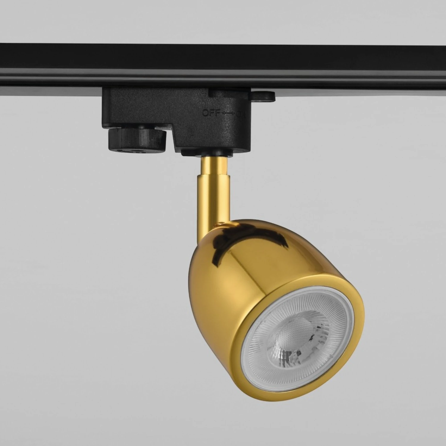 Modesco Belmopan Monofaze Soketli Yuvarlak Ray Spot - Gold