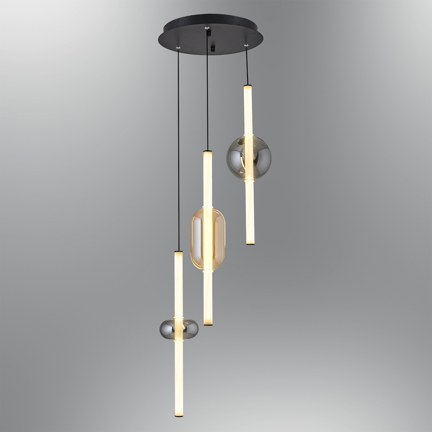 Özcan Aydınlatma 4116-3A 3'lü Dekoraif Led Avize