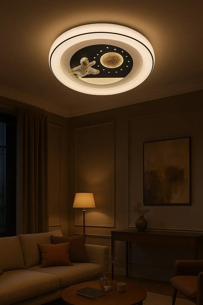 Özcan Aydınlatma 1410-07 Yuvarlak 50 cm LED Armatür Avize