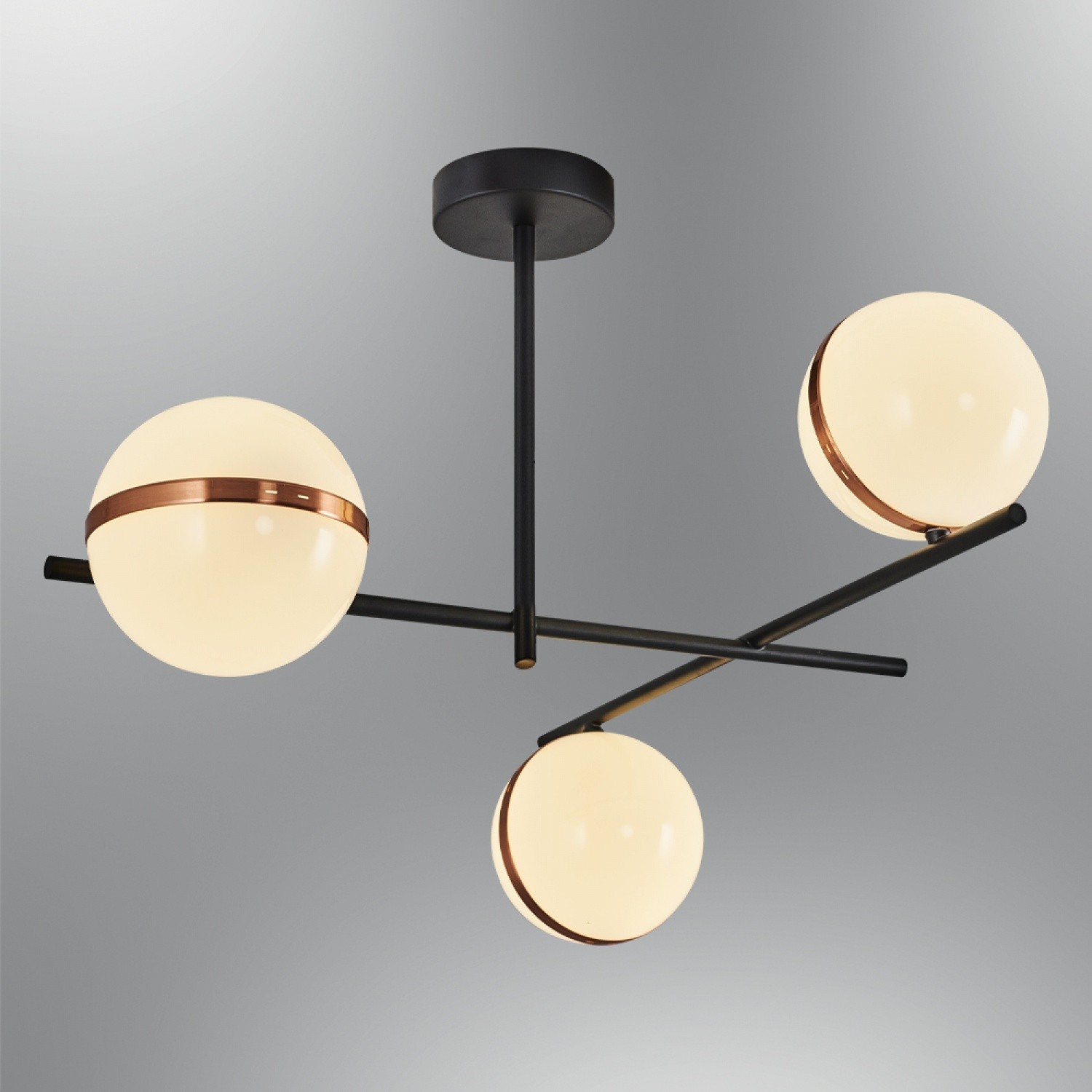 Özcan Aydınlatma 4129-3 3'lü Modern Küre Armatür Avize