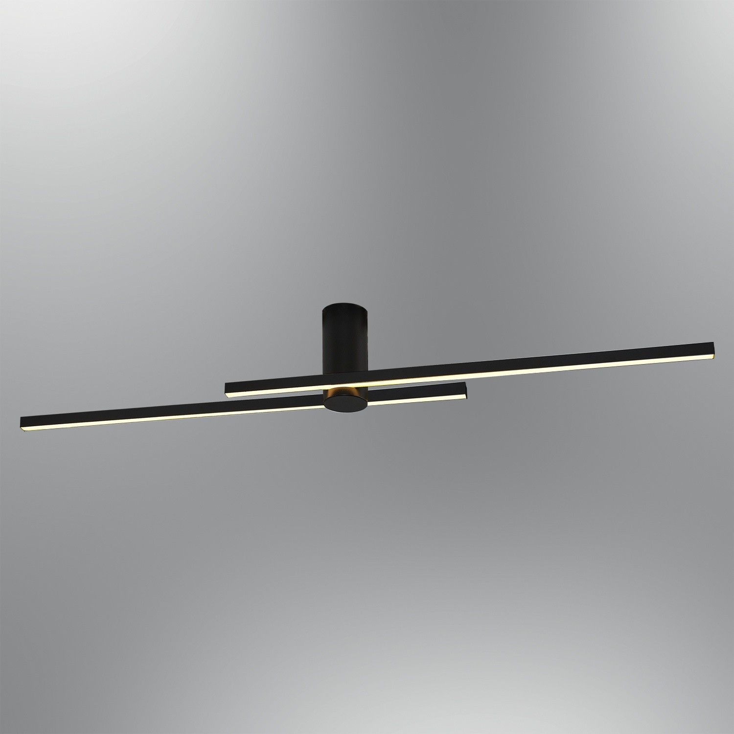 Özcan Aydınlatma 3149-1 2 Çubuklu Led Armatür Avize - Siyah