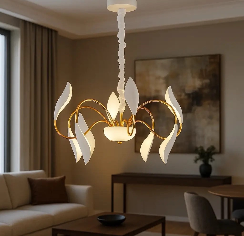 Özcan Aydınlatma 4060-8A 8'li Dekoratif Led Avize