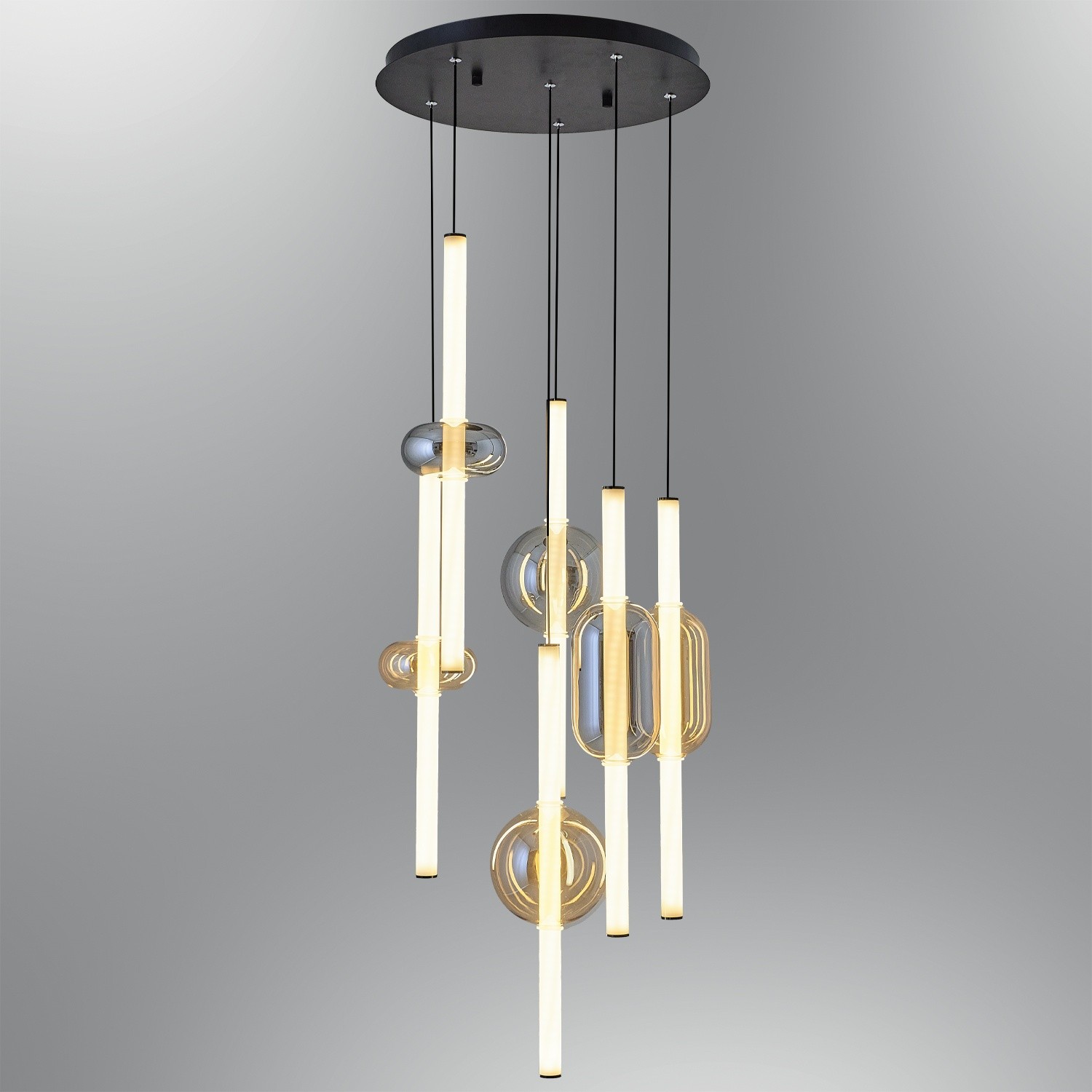 Özcan Aydınlatma 4116-6A 6'lı Dekoratif Led Avize